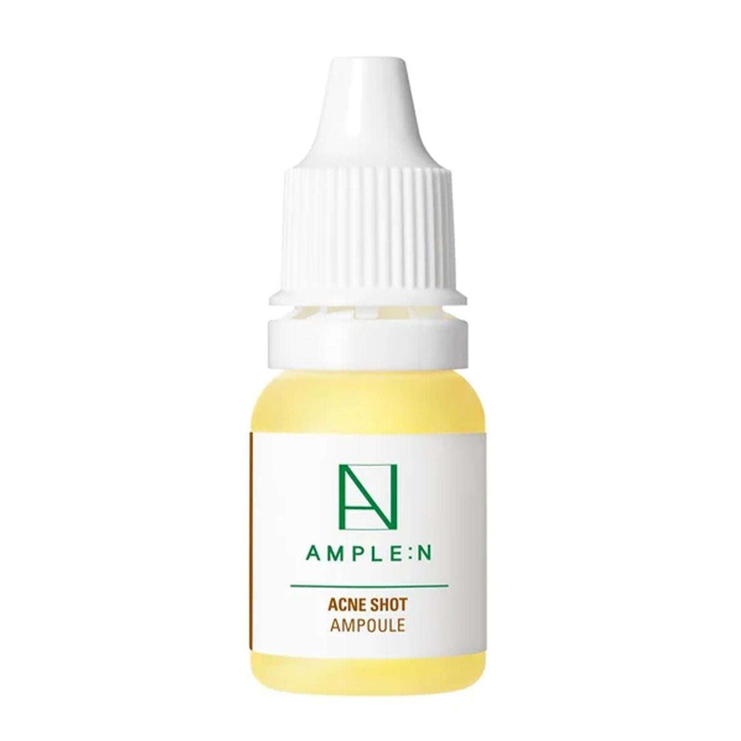 Sérum facial anti acné AMPLEN 10 ml para controlar grasa y brotes con propóleo y BHA.
