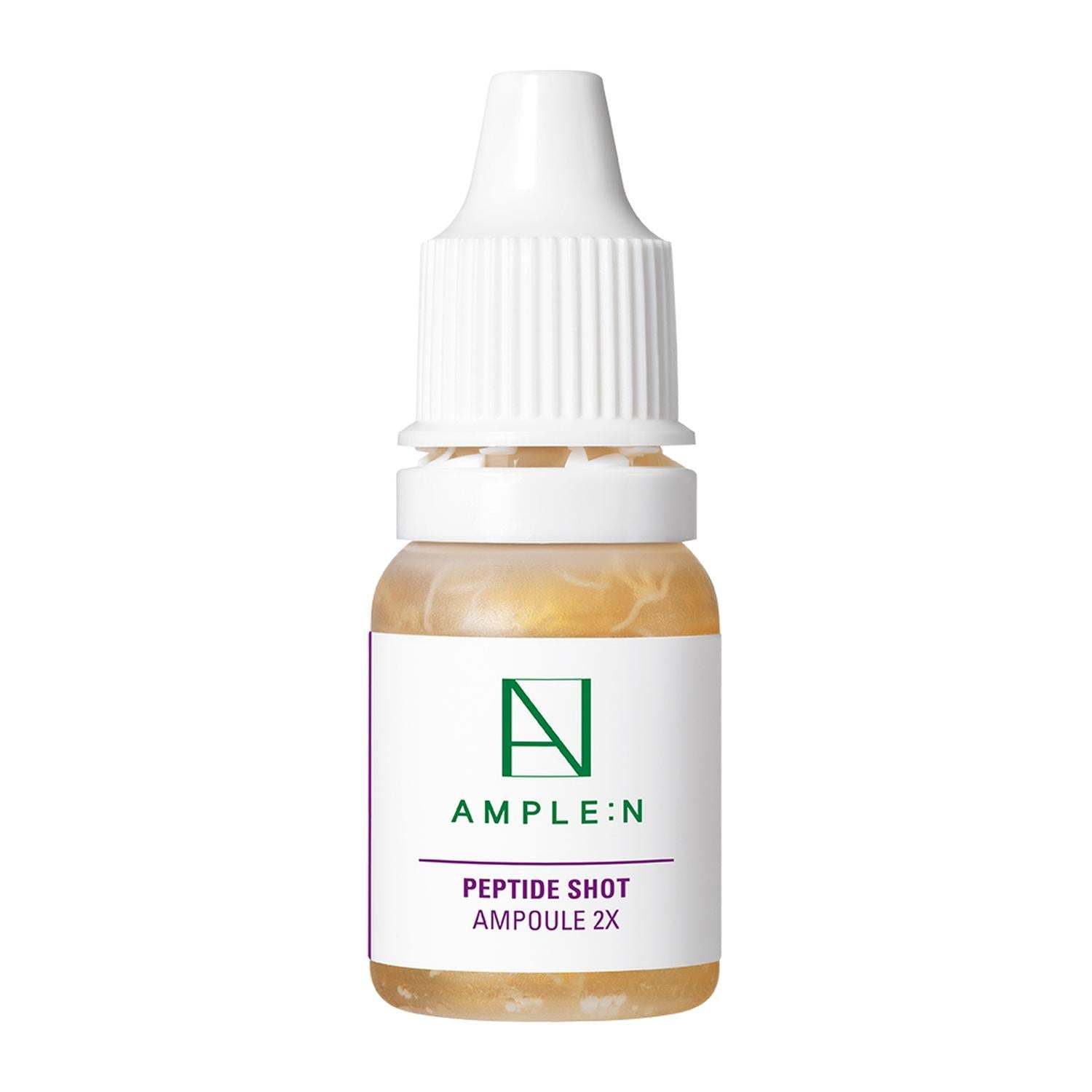 Mini sérum facial antiedad con péptidos AMPLEN para firmeza y reducción de arrugas