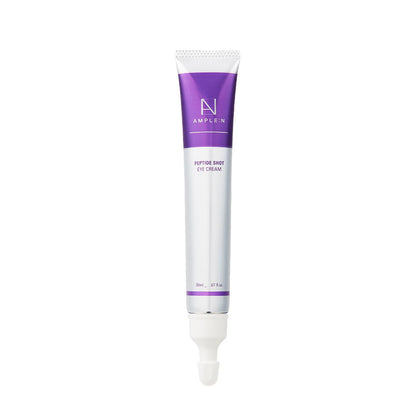 Recarga crema contorno de ojos AMPLE:N con péptidos y aplicador vibratorio para antiedad y firmeza