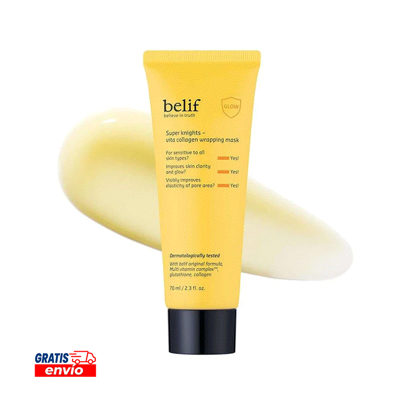 Mascarilla facial peel-off con colágeno y vitaminas para luminosidad y firmeza de la piel